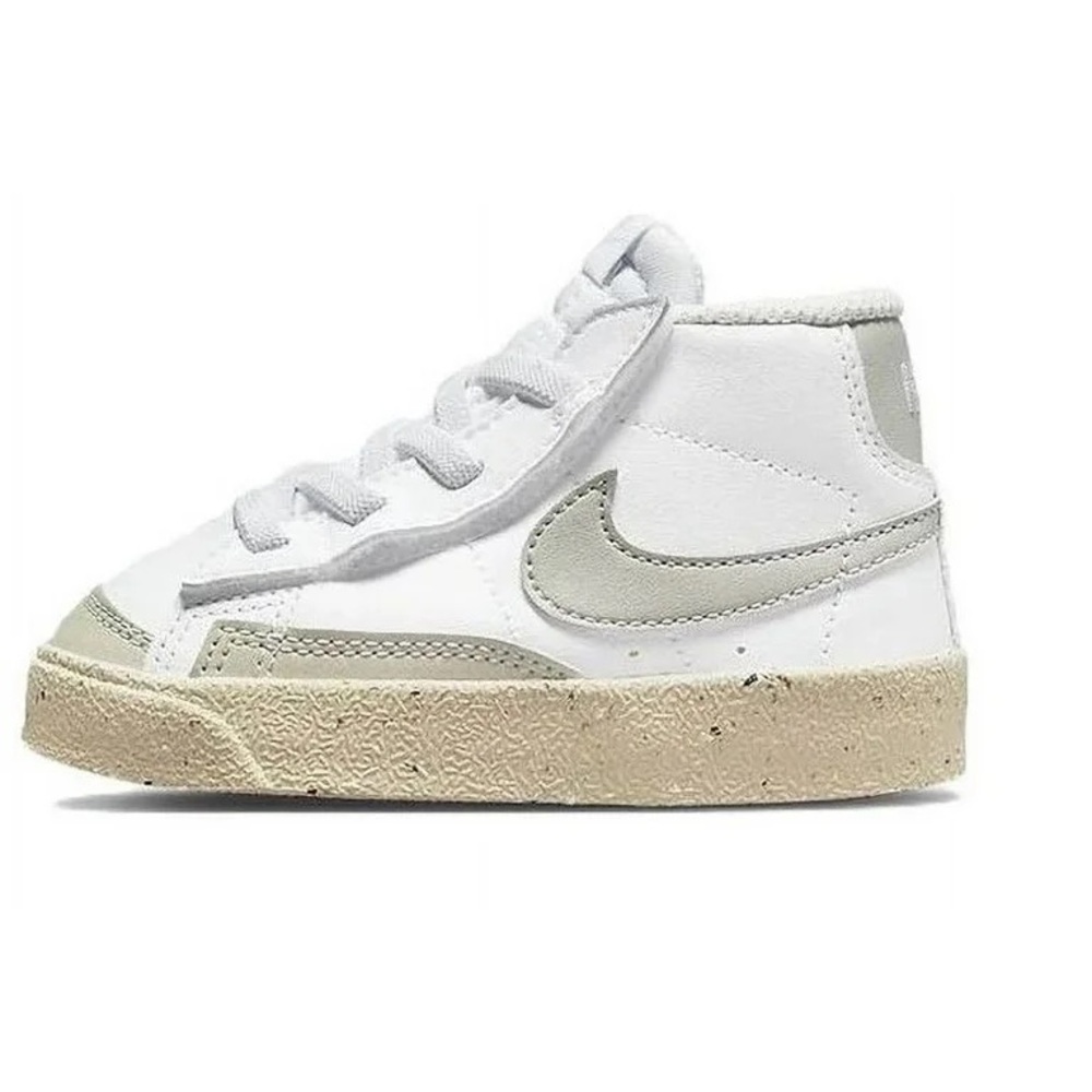 Nike Blazers Mid Toddler White Grey